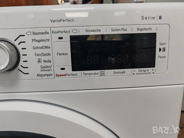 Пералня Бош Bosch Serie 8 A+++ 8 кг Made in Germany 2 години гаранция! , снимка 3 - Перални - 55168424
