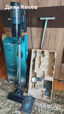 Вертикална прахосмукачка Cecotec Conga Rockstar 1500 Ray 25.2V, снимка 4 - Прахосмукачки - 54672312