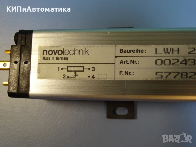 линеен потенциометър novotechnik LWH 225 position transducer, снимка 3 - Резервни части за машини - 54218951