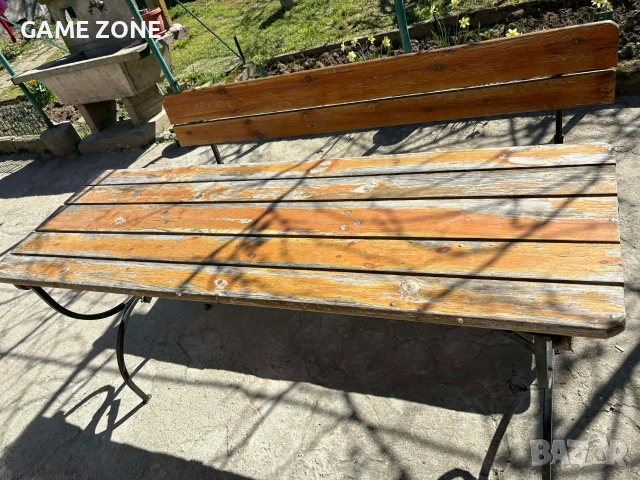 Дървени Маси Комплект Пейки, снимка 6 - Градински мебели, декорация  - 54142515