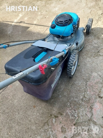 Бензинова самоходна косачка GUDE BIG WHEELER 2.7kw, снимка 5 - Градинска техника - 54493375