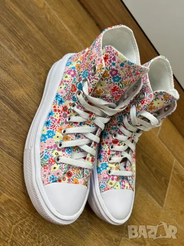 Дамски кецове Converse, цветни, снимка 5 - Кецове - 55606634