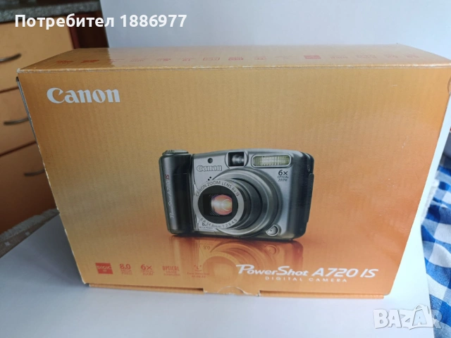 Canon PowerShot A720 IS, снимка 3 - Фотоапарати - 54494952