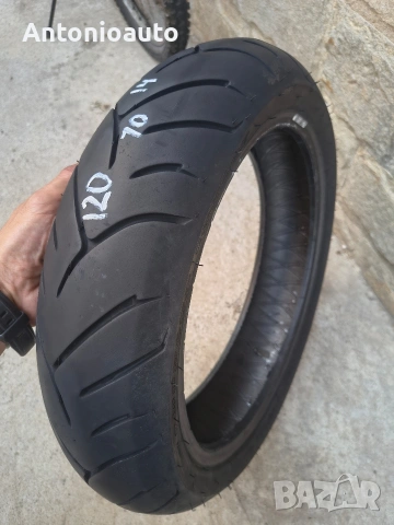 120 70 14 dunlop scoot smart гума за скутер гуми, снимка 4 - Гуми и джанти - 55121039