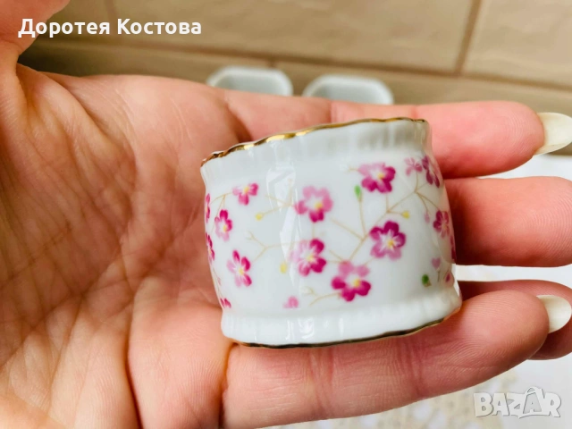 Красиви порцеланови пръстени от Япония, снимка 4 - Антикварни и старинни предмети - 54349410