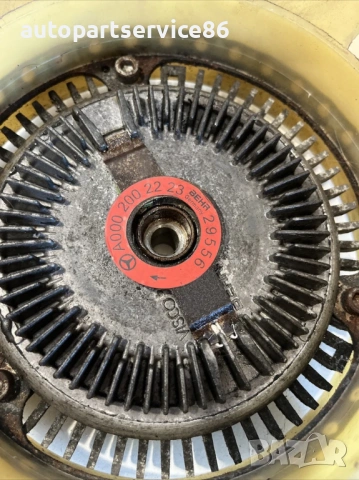 Охладителен вентилатор с вискомула за Mercedes Sprinter 308D 2.3D (1998) A0002002223 , снимка 3 - Части - 54204860