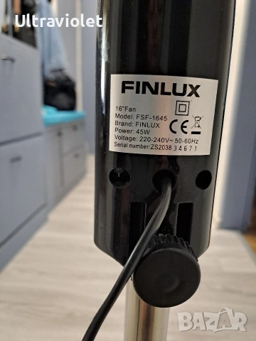 Вентилатор FINLUX, снимка 5 - Вентилатори - 55243256