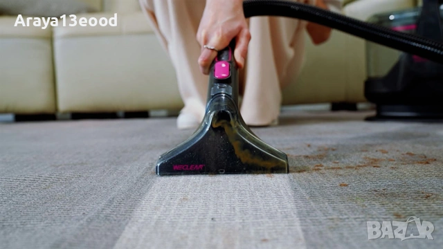Екстрактор за пране WECLEAN C3 600W – Прахосмукачка за тапицерии и килими, снимка 2 - Прахосмукачки - 55114376