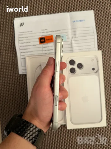 НОВ🔥 512GB❗️24М ГАР.❗️⚠️ iPhone 17 Pro Max Лизинг от 49€/мес Silver - бял сив, снимка 5 - Apple iPhone - 55544074