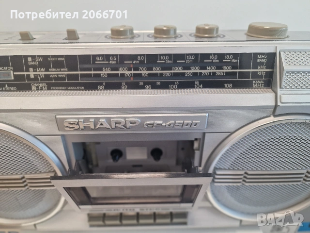 Радо-касетофон SHARP, снимка 2 - Радиокасетофони, транзистори - 54971920