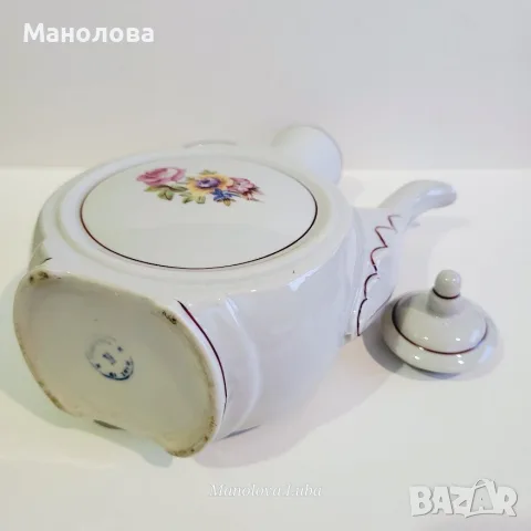Ретро порцеланово бърдуче от епохата на социализма., снимка 8 - Други ценни предмети - 55697648