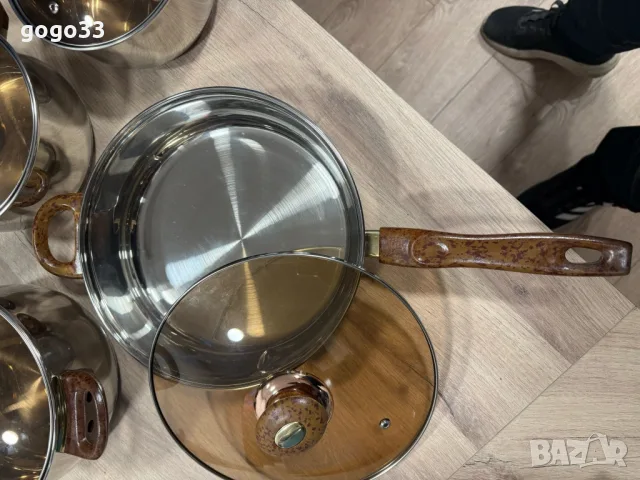 комплект съдове за готвене , снимка 2 - Съдове за готвене - 55335675