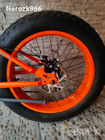 Велосипед BOLT FAT 4.0 – 20" Fat Bike, снимка 4 - Велосипеди - 55656658