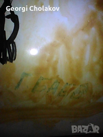 Георги Баев  без заглавие / Рибари  ? /, снимка 2 - Картини - 54208451