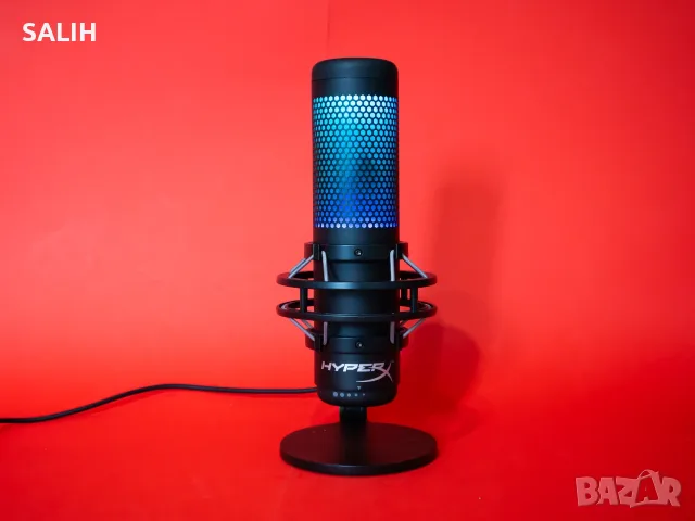 HyperX QuadCast S RGB Микрофон Геймърски USB Mic PC PS4 PS5 Mac XBOX Windows Linux, снимка 3 - Микрофони - 55468857