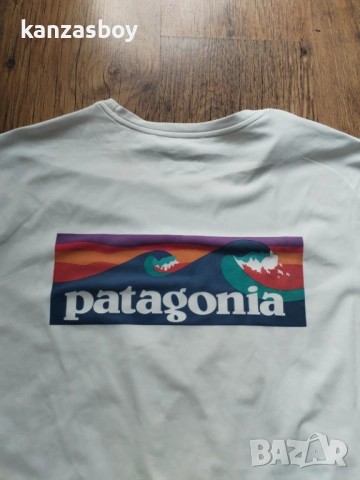 Patagonia Logo Lightweight - страхотна мъжка блуза L 