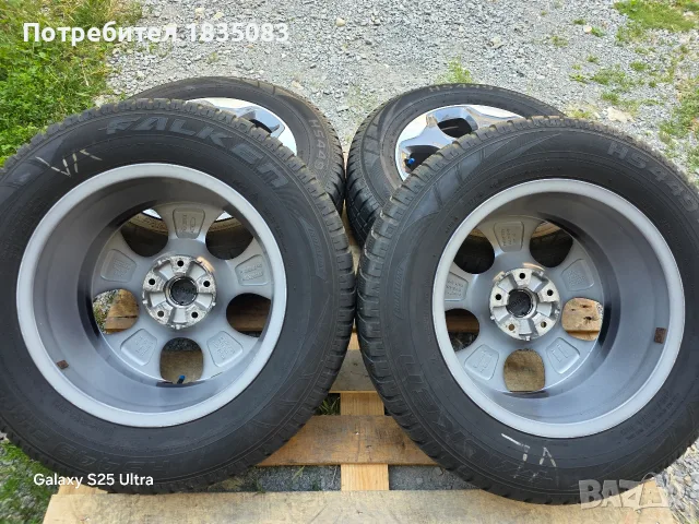 Лети джанти 16ки 5х110 Jeep + зимни гуми 215/65/16 Falken, снимка 10 - Гуми и джанти - 55424710