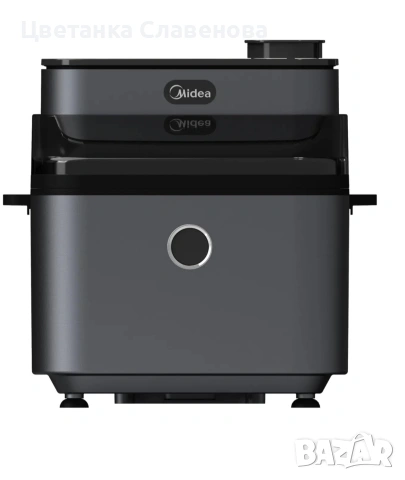 Еър фрайър Midea MF-CY75C2, 7L, технология Rapid Air, LED дисплей, черен 