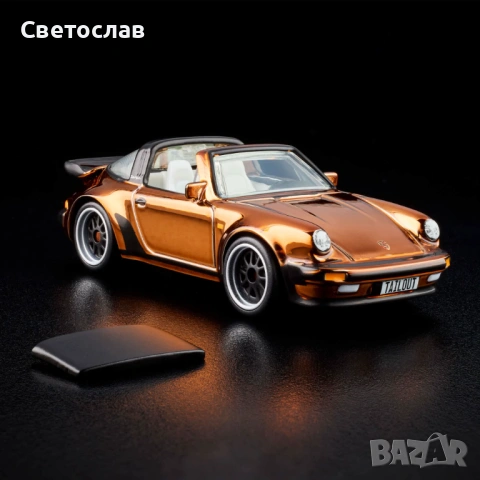 Hot Wheels RLC Exclusive 1988 Porsche 911 Targa Turbo With CHASE Version, снимка 7 - Колекции - 54812599