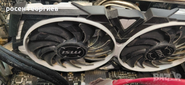 MSI RX 580 8gb 256bit, снимка 5 - Видеокарти - 55240531