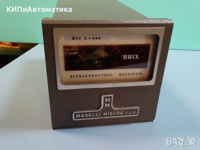 индустриален рефрактометър MASELLI MISURE mod.UR/1-W-AL Refractometric Analyzer, снимка 6 - Резервни части за машини - 54424934