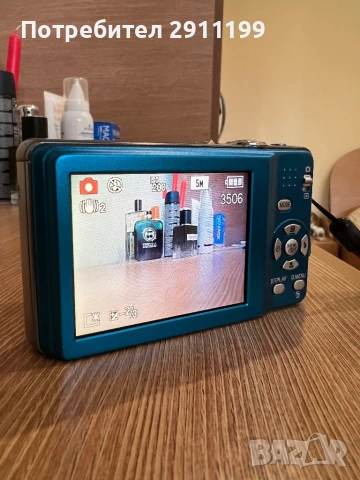 Фотоапарат Panasonic 12 Mp с подаръци, снимка 8 - Фотоапарати - 54657557