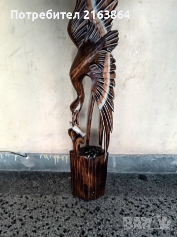 дърворезба орел , снимка 3 - Декорация за дома - 54339633