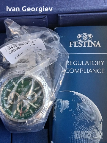 Нов часовник Festina F20623/3 . Имам и други обяви с нови часовници., снимка 6 - Мъжки - 55079676