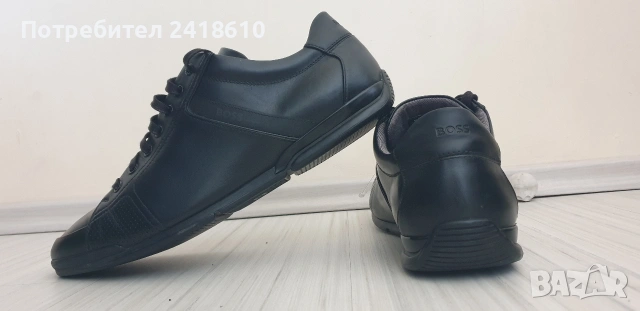 Hugo Boss Leather Mens Size  46 - 30см ОРИГИНАЛ! Мъжки спортно - елегантни обувки от естествена кожа, снимка 12 - Спортно елегантни обувки - 54314052