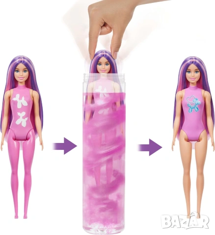 Кукла Barbie Color Reveal Balloon Animals JFV58, снимка 2 - Кукли - 55226420