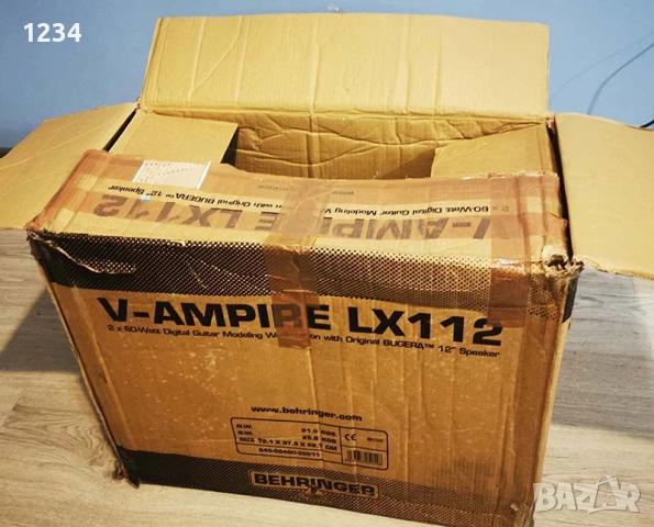 Усилвател за китара кубе berhinger V-ampire LX112 120W вградени ефекти, снимка 16 - Струнни инструменти - 54015476