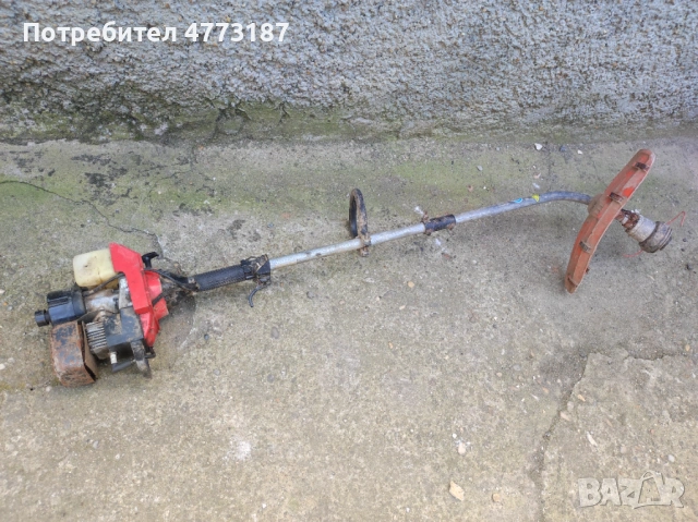 Бензинов моторен тример IKRA внос от Германия работи перфектно, снимка 5 - Градинска техника - 53984263