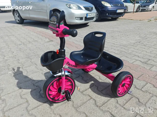 BYOX Триколка TWIDDLE розов, снимка 7 - Детски велосипеди, триколки и коли - 55440784