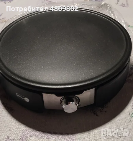 Уред за ПАЛАЧИНКИ, 34см, 1500 W, снимка 4 - Гофретници - 55565872