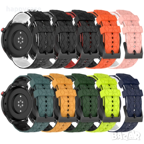 FOOTBALL Каишка за смарт часовник Huawei Watch/Samsung/Apple/Xiaomi/Garmin/Amazfit/Casio/Honor, снимка 5 - Каишки за часовници - 47893206