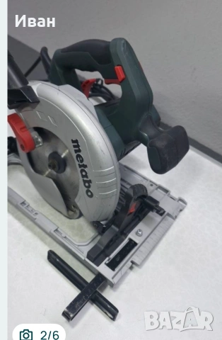 Потапящ се цинкуляр Metabo SK q55 1200w 160mm, снимка 5 - Триони и циркуляри - 54959595