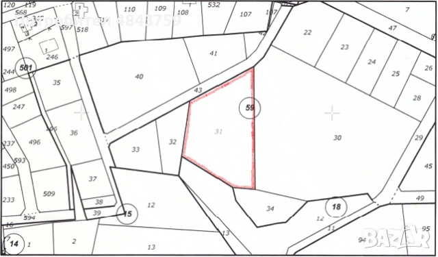 Продава парцел с.Господиново, обл. Варна