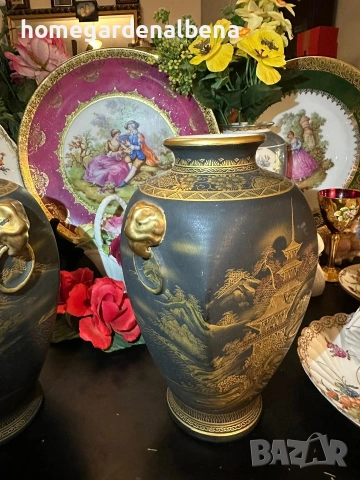 Японски вази „Черната Прелест" – Рядка колекционерска находка, снимка 14 - Антикварни и старинни предмети - 54073573