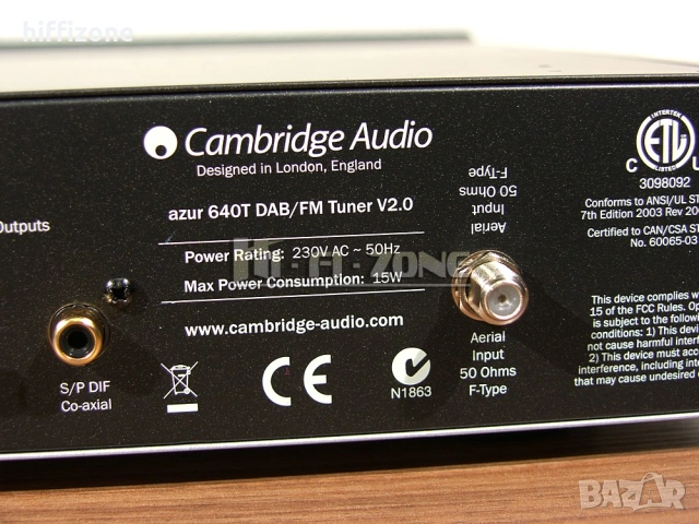 Тунер Cambridge audio azur 640t , снимка 9 - Ресийвъри, усилватели, смесителни пултове - 54942031