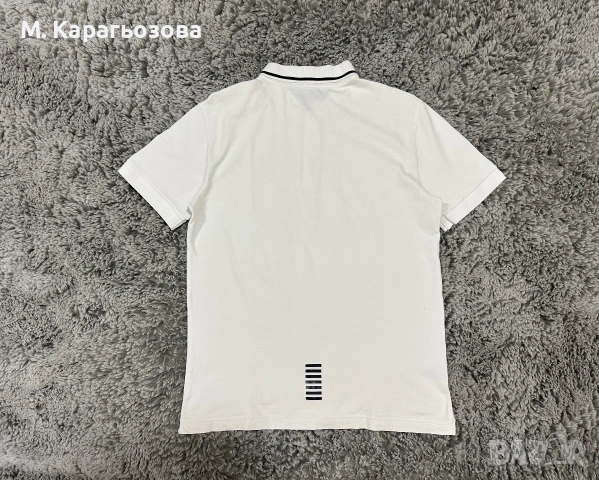 Оригинална тениска EA7 Emporio Armani, Размер М, снимка 4 - Тениски - 55225742