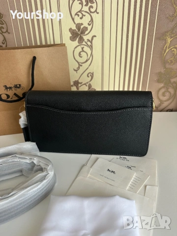 Дамска чанта COACH Tabby 26 в черен цвят, снимка 5 - Чанти - 54598405