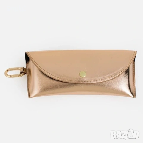 Калъф за очила тип плик rose gold с халка_1261641