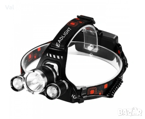 USB LED челник 5000 Lm, Осветителна площ 400 м, Регулируем, снимка 2 - Други инструменти - 54808169