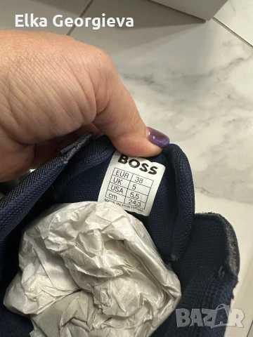 Оригинални спортно-елегантни обувки BOSS, снимка 8 - Детски обувки - 55063572