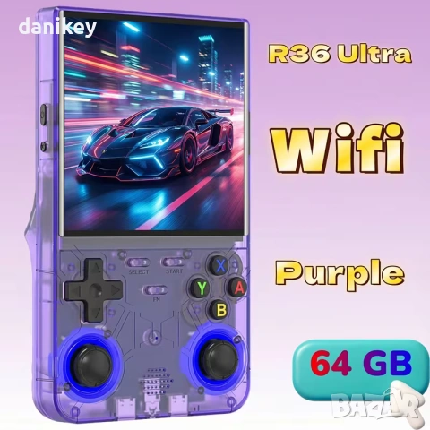 НОВА Ретро Конзола R36 Ultra (R36S WiFi) хиляди Игри / RGB