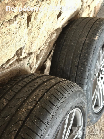 Продавам оригинални 2бр. алуминиеви джанти 17” за BMW F30 с гуми Pirelli Run Flat, снимка 4 - Гуми и джанти - 54737135