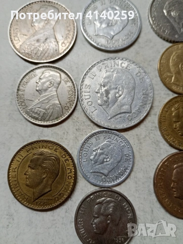 МОНАКО МОНЕТИ ЛОТ 50 ФРАНКА 1950 Г , снимка 6 - Нумизматика и бонистика - 55229838