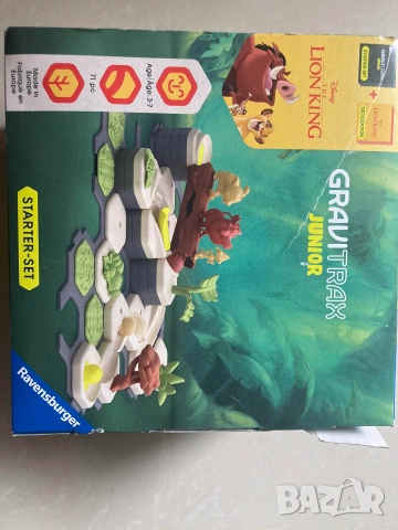 Ravensburger GraviTrax Junior - Комплект Цар Лъв е интерактивна система за изграждане на писти с топ, снимка 10 - Конструктори - 54976012