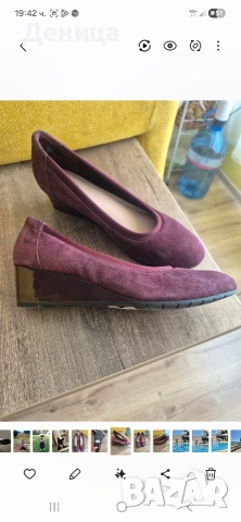 чисто нови дамски обувки Clarks