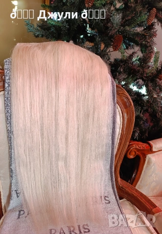 Естествена руса коса за удължаване, снимка 2 - Аксесоари за коса - 53983087